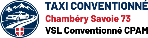logo taxi conventionne chambery savoie 73 vsl conventionne cpam